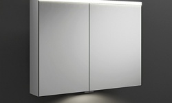 BURGBAD IVEO Зеркальный шкаф с подсветкой, 908х680х160 мм, зеркало с обеих сторон, антрацитово-серый мини 3 5
