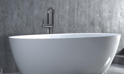 Salini ALDA Ванна свободностоящая 1780х920х580 мм, S-Sense - белый глянцевый/ДК белый мини 3 4