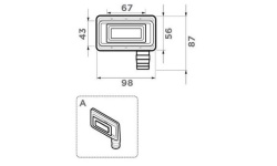 OMOIKIRI OV-02 GB Перелив универсальный для моек, GB 026.графит мини 3 2