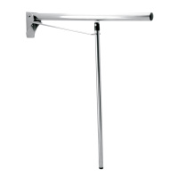 NOKEN EASY PMR Штанга откидная вертикальная, для тонких стен, хром