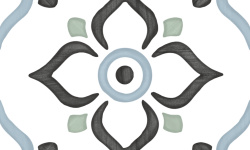 HARMONY TANGER BLUE GARDEN 12.3х12.3 Q-39 мини 1