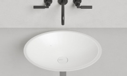 Salini MAREA 11 Раковина встраиваемая 550х400х135 мм, без перелива, БЕЗ ДК, S-Stone - белый матовый мини 3 2