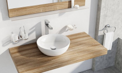 RAVAK SLIM UNI 400 B Раковина накладная, без перелива, белый мини 3 3