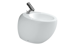 LAUFEN ALESSI Биде напольное, 1 отв., белый с покрытием LCC мини 1