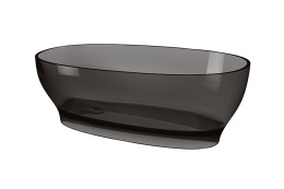 NOKEN SWAN Ванна свободностоящая из полимерной смолы 170x86 см, smoke grey