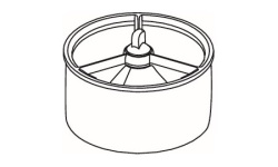 TECEdrainline Стакан с мембраной для сифона 650004 мини 3 2
