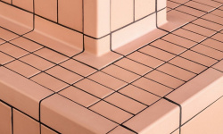 MUTINA DIN ROSE MATT 7.4х15 мини 3 4