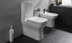 NOKEN URBAN C Держатель ерша для унитаза напольный, черный мини 3 4