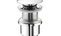 GLOBO Донный клапан, для раковины без перелива, хром мини 1