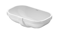 DURAVIT D-CODE Раковина встраиваемая с переливом, без площадки под смеситель, 495x290 мм, белый мини 1