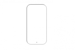 BURG B.ME Зеркало с подсветкой, 400хН800 мм