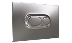 ART CERAM ATELIER Клавиша двойного смыва для унитаза, Chrome мини 3 2