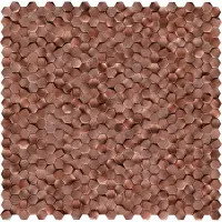 мозаика L'Antic Colonial LANTIC GRAVITY ALUMINIUM 3D HEXAGON COPPER 30.7х30.1 G-150