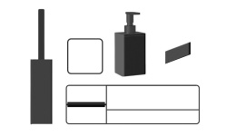 BERTOCCI Fly Комплект аксессуаров, Nero Opaco мини 1