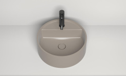 Salini ARMONIA TOP 02 Раковина накладная 450х450х160 мм, БЕЗ отв. под смес., S-Stone-RAL матовый мини 3 5