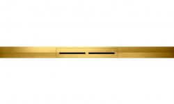 TECEdrainprofile Дренажный канал 55х900 мм, подрезаемый до 500 мм, Brushed Gold Optic PVD мини 1