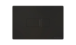 ART CERAM А16 Клавиша двойного смыва для унитаза, Black Matt мини 1