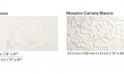 MARMOL CARRARA BLANCO 33.3х100 G-261 мини 3 4