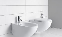 DURAVIT ARCHITEC Унитаз подвесной Rimless® в комплекте с сиденьем, белый мини 3 4