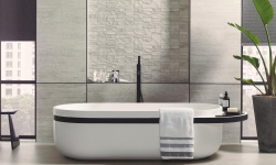 NOKEN ROUND Внешняя часть смесителя напольного для ванны, хром мини 3 4