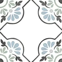 керамогранит HARMONY TANGER BLUE PETALS 12.3х12.3 Q-39