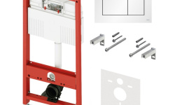 TECEbase 3.0 Комплект для установки подвесного унитаза с панелью TECEnow, белая матовая мини 1