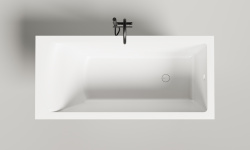 Salini CASCATA 150 Ванна встраиваемая 1500x700x605/625 мм, S-Sense, белый матовый мини 3 5