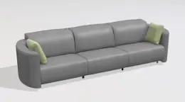 GAMADECOR SEEMS S2 COMPOSICIÓN 1 Диван в комплекте с 2 модулями релаксации 316x98 см, Спецзаказ!