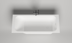 Salini ORLANDA KIT 180 Ванна встраиваемая 1800х800 мм, S-Stone - белый матовый/фурнитура белый мини 3 6