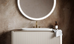 BRENTA VERSO VS01 Тумба подвесная с 1 выдвижным ящиком, 80х49,6хh40 см, MZZ Матовый лак/фрез. FZZ мини 3 8