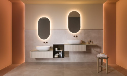 NOKEN SLENDER Раковина 60x40 см для установки на столешницу без перелива, без ДК, белый мини 3 4