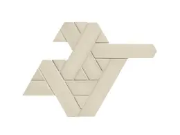 мозаика MUTINA WEAVING WHITE SAN JIAO 42.9х30.3