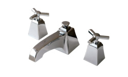 DD ROSE КОМПЛЕКТ: Консоль с раковиной, зеркалом, 2 бра, смесителем и аксессуарами, хром мини 3 7