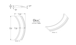 ORAC ДЕКОРАТИВНЫЙ ЭЛЕМЕНТ 190x86x17 мини 3 3