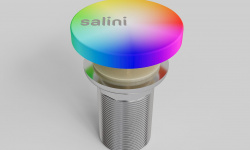 Salini D502 Донный клапан прямой для раковины "Click-Clack", S-Stone-RAL матовый мини 1