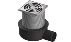 TECEdrainpoint S 50 Трап дренажный, низкий без фланца, полированная сталь мини 1