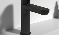 IS CERAFINE O Смеситель для умывальника, БЕЗ ДК, SilkBlack мини 3 4