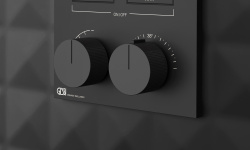 GESSI HI-FI COMPACT Внешняя часть термостата 2 режима, с кнопками вкл/выкл, Black XL мини 3 3
