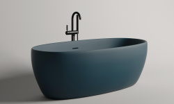 Salini LUCE Ванна свободностоящая 1690х870х580 мм, S-Stone - RAL матовый мини 3 4