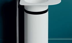 Salini NINFEA 01 Раковина напольная 545х447х900 мм, S-Stone - RAL матовый/Вставка из S-Shine - RAL мини 3 5