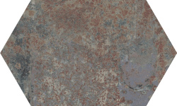 APAVISA RUST TITANIUM NATURAL HEXAGON 25х29 G-7230 мини 3 3