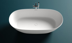 Salini SOFIA Ванна свободностоящая 1645x755x580 мм, S-Sense -белый глянцевый мини 3 6