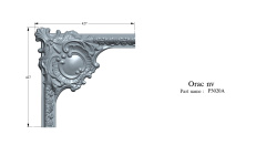 ORAC ДЕКОРАТИВНЫЙ ЭЛЕМЕНТ 425x425x40 мини 3 2