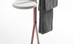 ANTL Стойка-держатель полотенец, H80x24x55 см, Carrara satinato/goffrato мини 3 6