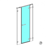 RADAWAY Arta Door G 820 L Дверь душевого ограждения, хром+/прозрачное
