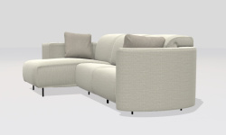 GAMADECOR SEEMS S2 L COMPOSICIÓN 5 Диван угловой с 2 модулями релаксации 271x160 см, Спецзаказ! мини 3 4