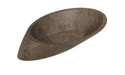 LANTIC TREND Раковина из натурального камня, 39х68х13 см, Grey Stone мини 1