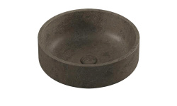 LANTIC KARON CIRCLE Раковина на столешницу 40х40х14 см, Grey Stone мини 1