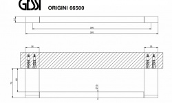 GS ORIGINI Полотенцедержатель, 30 см, Chrome мини 3 3