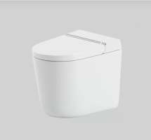 ART CERAM HYPE Умный напольный унитаз 38x59 см, крышка биде в комплекте, белый SANIGLAZE